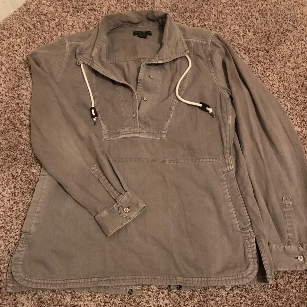 Eddie Bauer Weathered Grey Pullover Jacket
